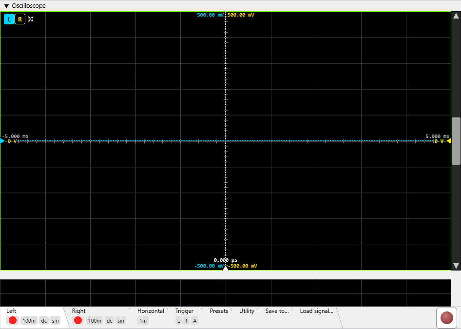 Oscilloscope pane